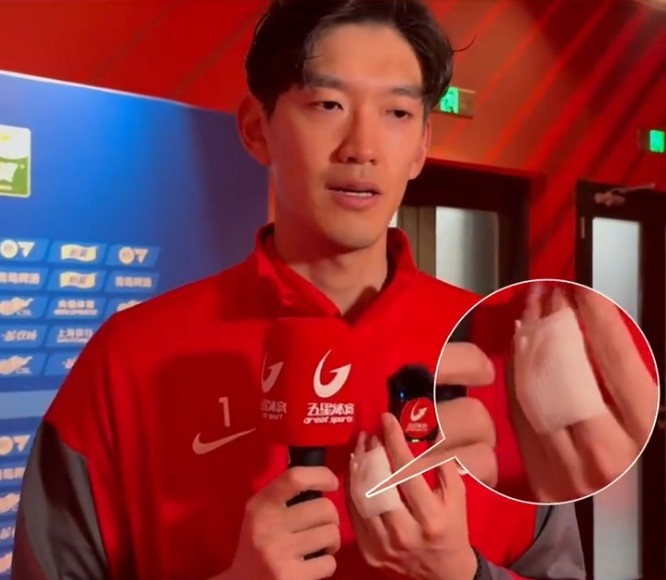 手指脱臼·零封·4-0：颜骏凌赛后透露赛前突发伤情