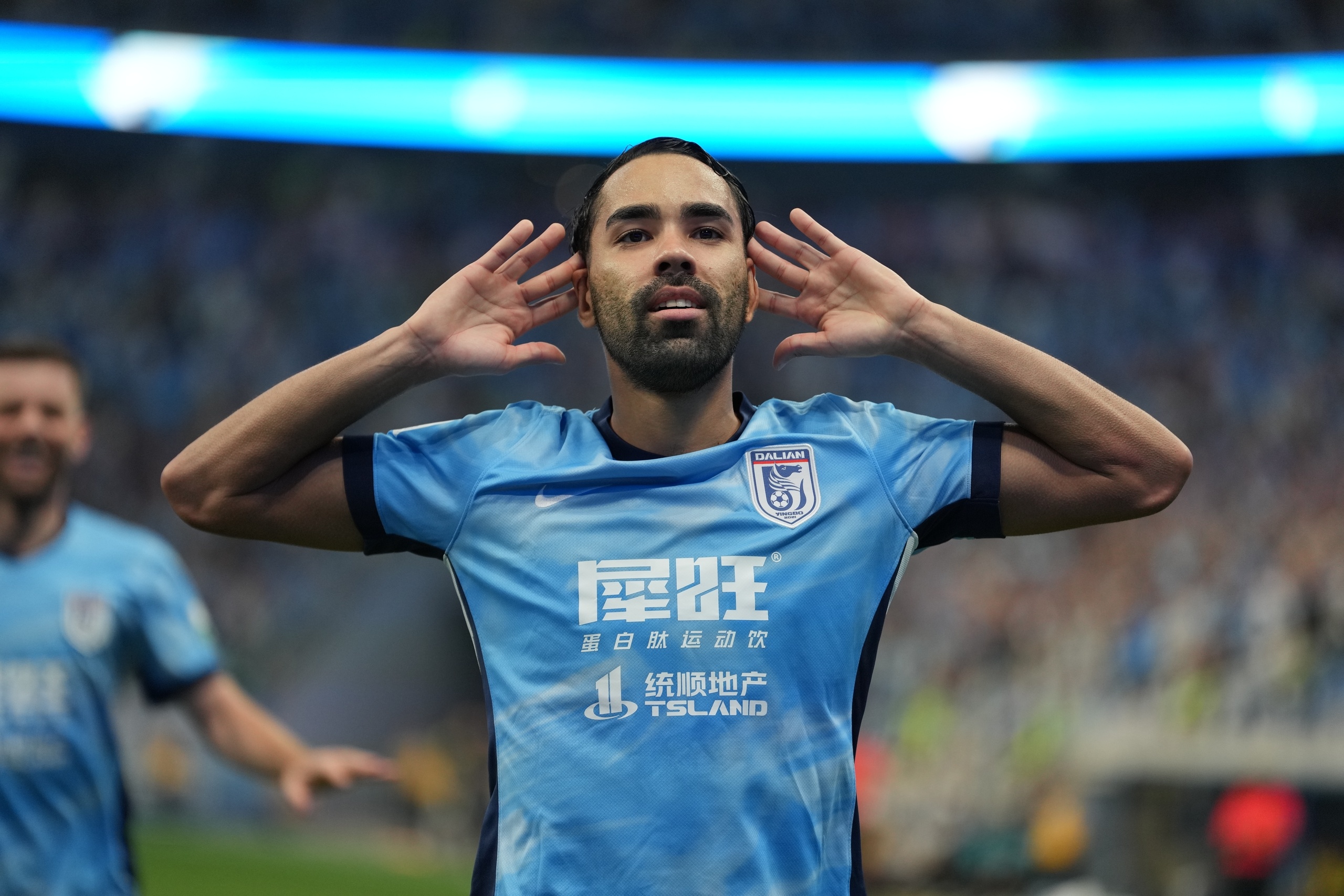 德尔加多对阵国安参与过4个进球，是他对阵中超对手并列最多的