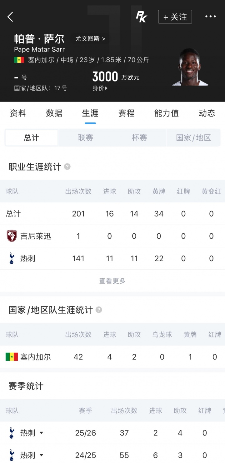 官方：尤文租借热刺中场萨尔，租借+买断总价3000万欧